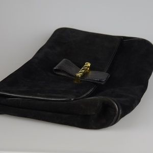 Vintage Antonio Scepi Bonwit Teller Suede Clutch
